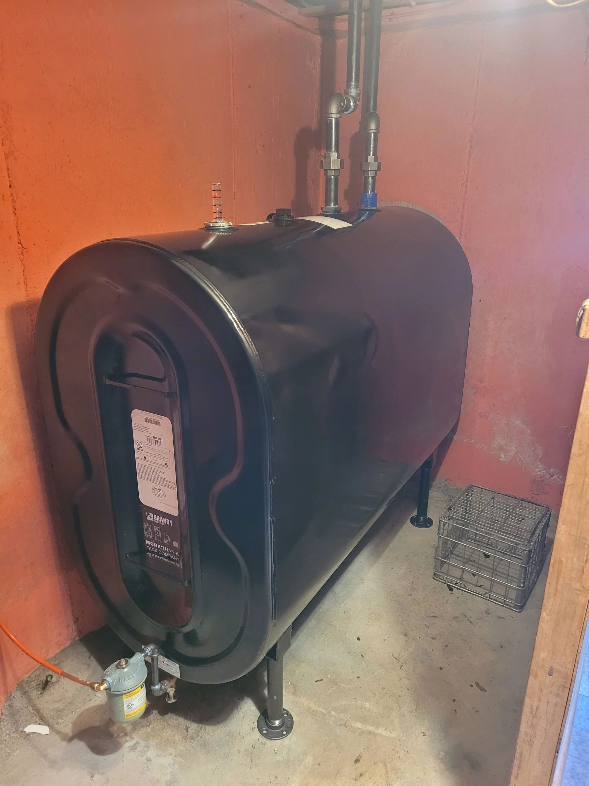 Home heating oil tank service